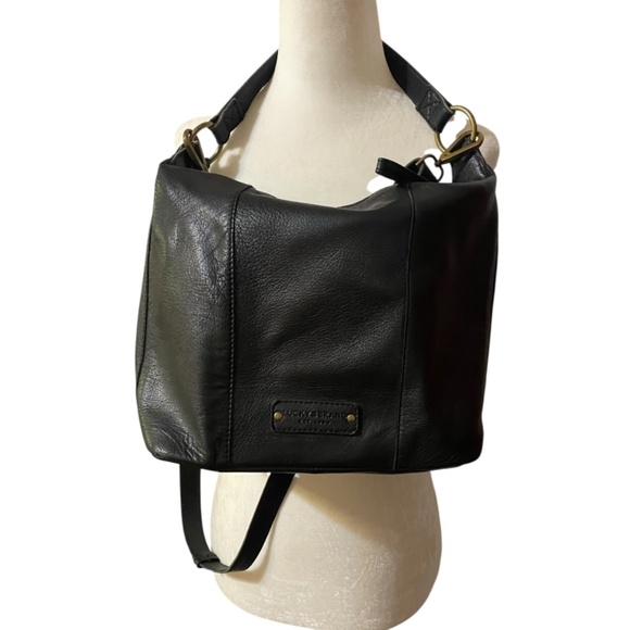 Lucky brand black leather shoulder/crossbody bag - Picture 2 of 15